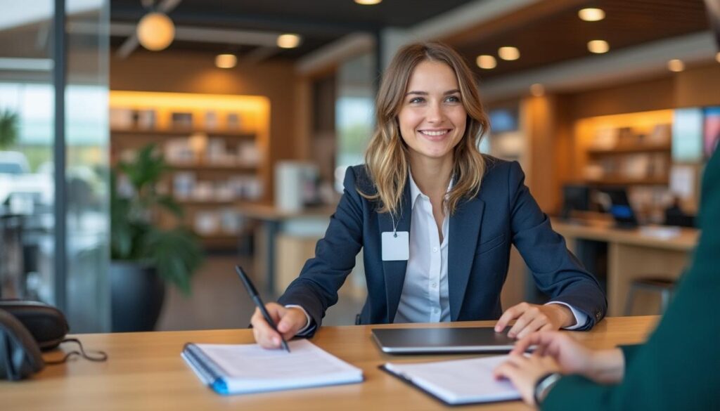 Agent d’accueil en banque : rôle, missions et parcours clés