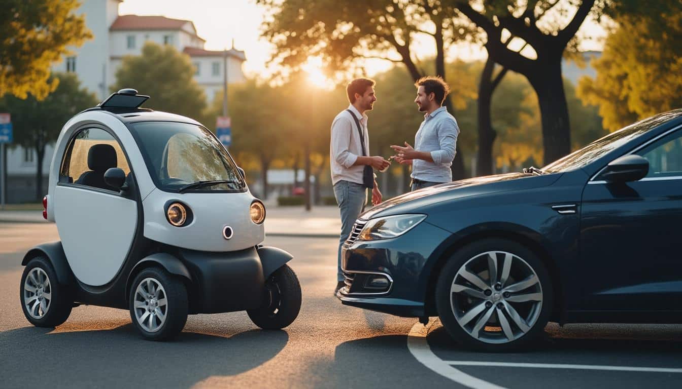 Illustration: Comprendre l’assurance pour votre voiturette : spécificités et différences avec l’auto classique