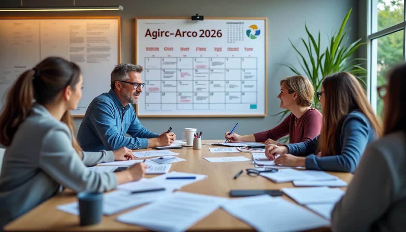 Illustration: Calendrier officiel et étapes clés de la revalorisation des pensions Agirc-Arrco en 2026