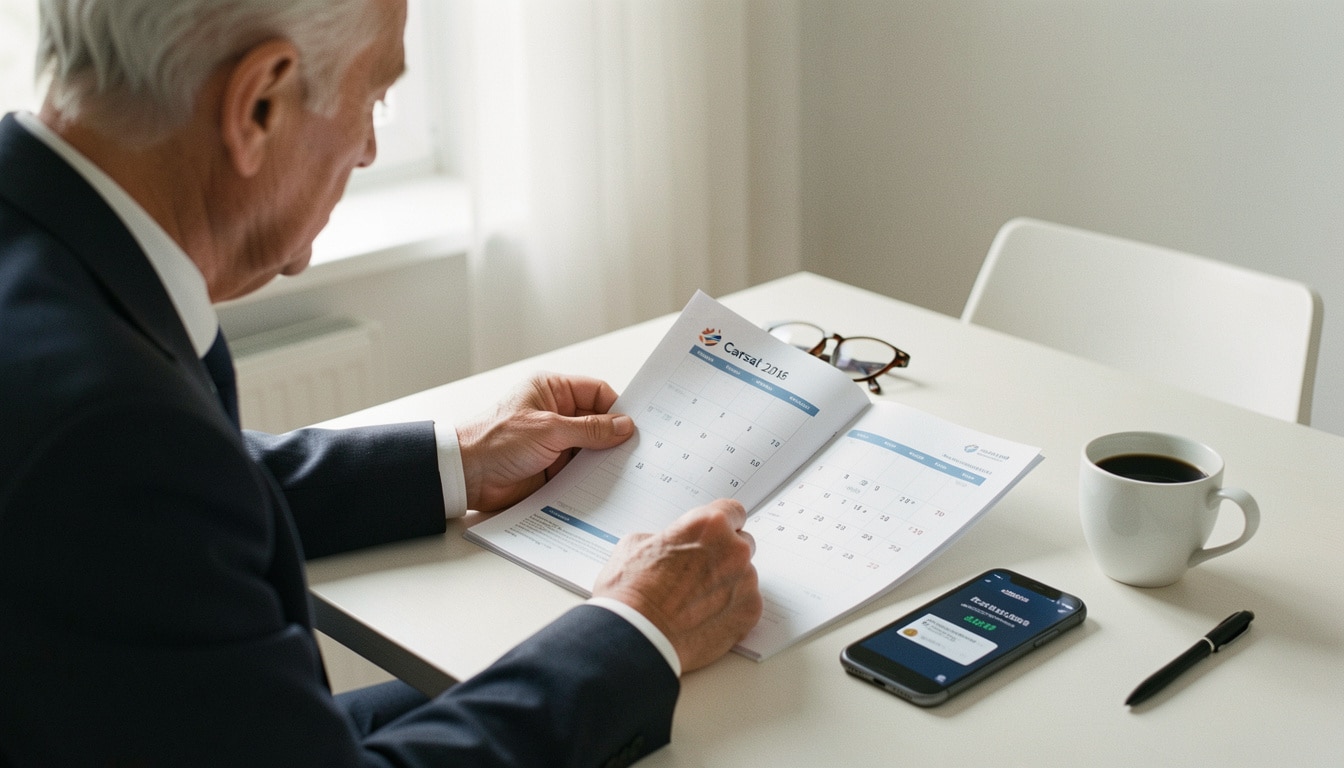 Dates de paiement de la retraite Carsat en 2026