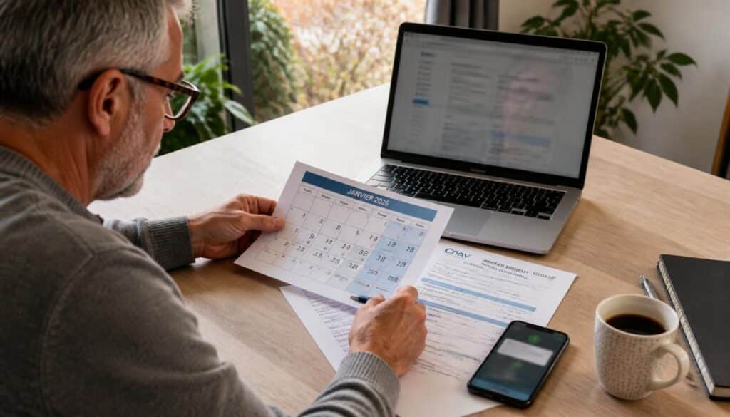 Calendrier de paiement de la retraite CNAV en 2026