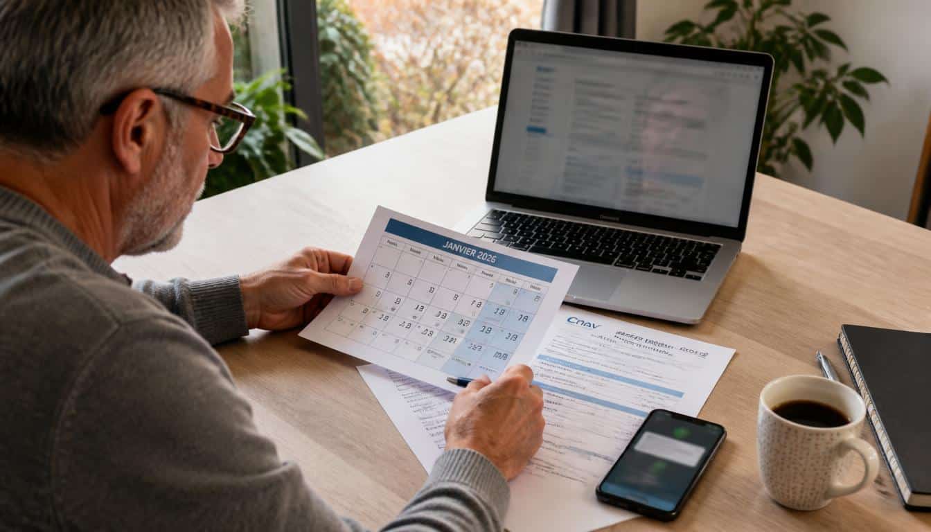Calendrier de paiement de la retraite CNAV en 2026